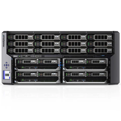 Serveur Dell PowerEdge VRTX – 2×Xeon E5-2650 v2 | 64 Go RAM | 4×SSD 480 Go + 8×HDD 2 To | PERC8 | 25SFF | iDRAC7 | 2×1100W | Remis à neuf