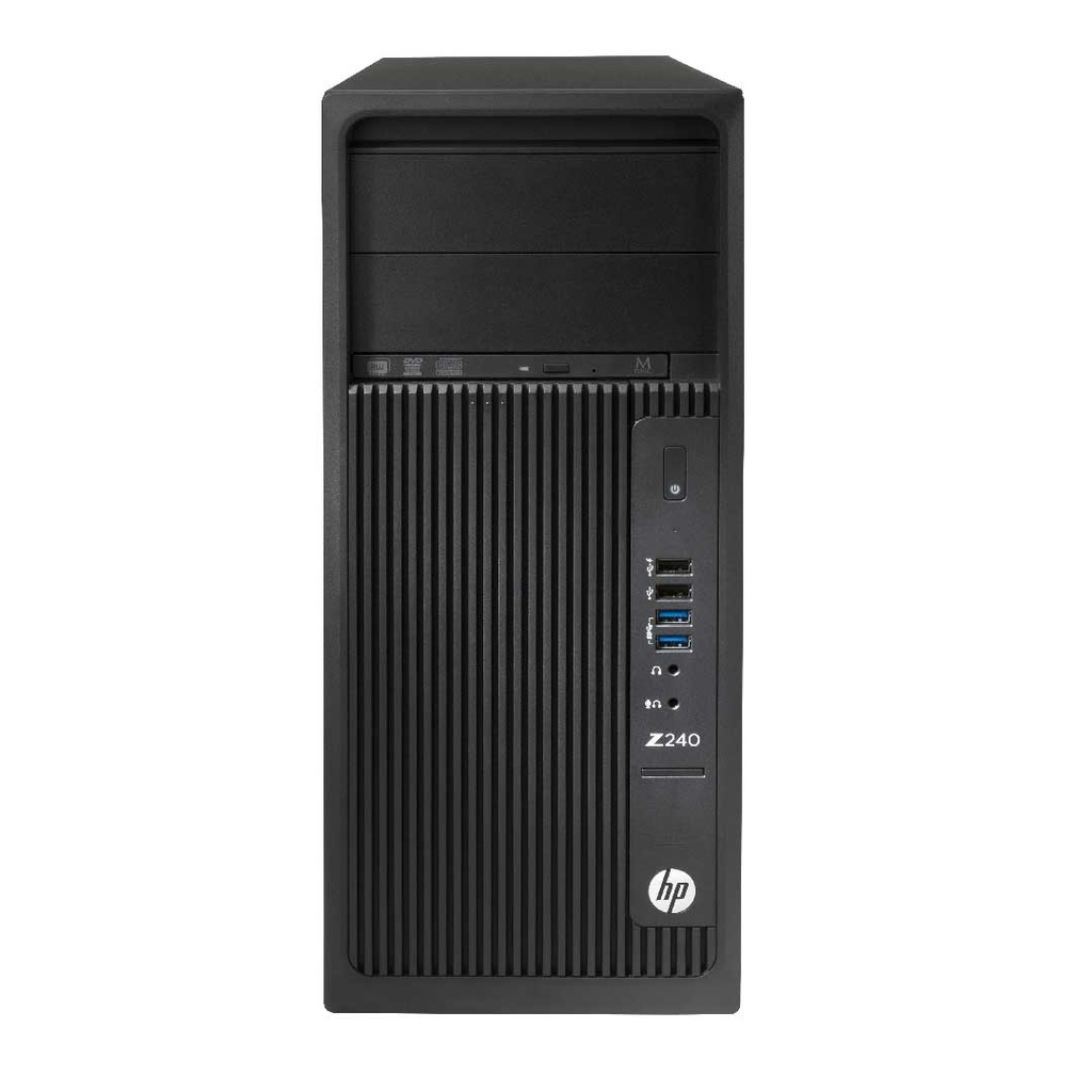 Workstation HP Z240 TWR – Intel Xeon E3-1270 v6 | 8 Go RAM | 256 Go SSD | Remis à neuf