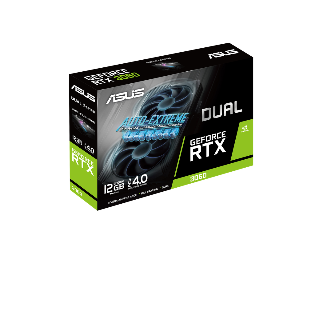 ASUS GeForce RTX 3060 Dual OC V2 12GB GDDR6
