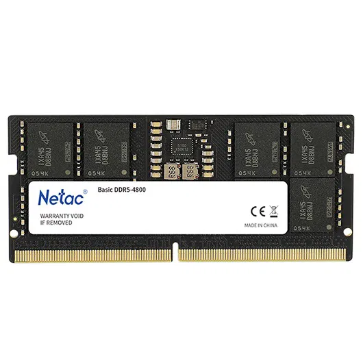 RAM PORTABLE DDR5 NETAC 16Go 4800Mhz SO-DIMM