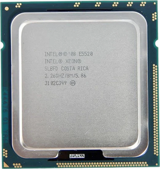 Intel Xeon E5520 (2.26 up to 2.53 GHz; 4Coeur; 8Thread; 8 Mo)