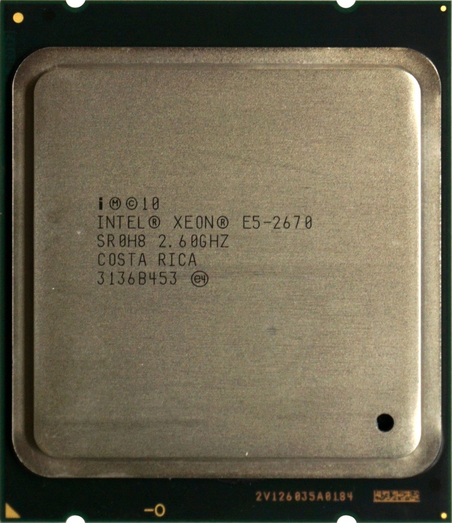 Intel Xeon E5-2670 V1 (2.60 up to 3.30 GHz; 8Coeur; 16Thread; 20 Mo)