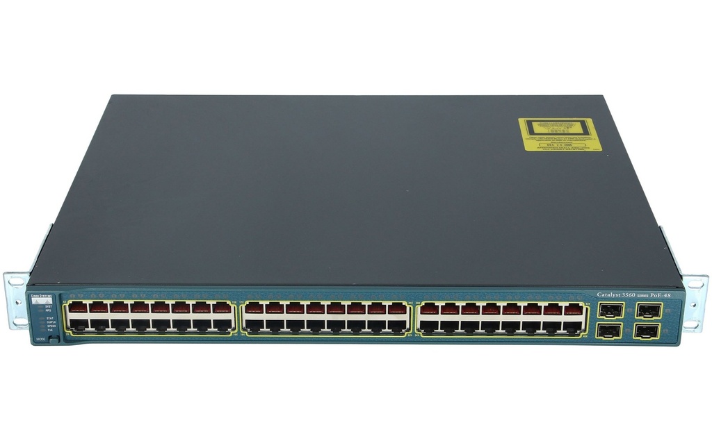 SWITCH CISCO CATALYST 48P 3560G Serie POE 4SFP (REMIS A NEUF)