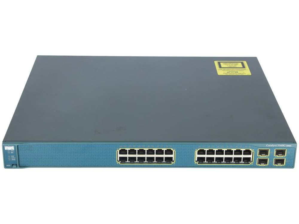 SWITCH CISCO CATALYST 24P 3560G Serie 4SFP (REMIS A NEUF)