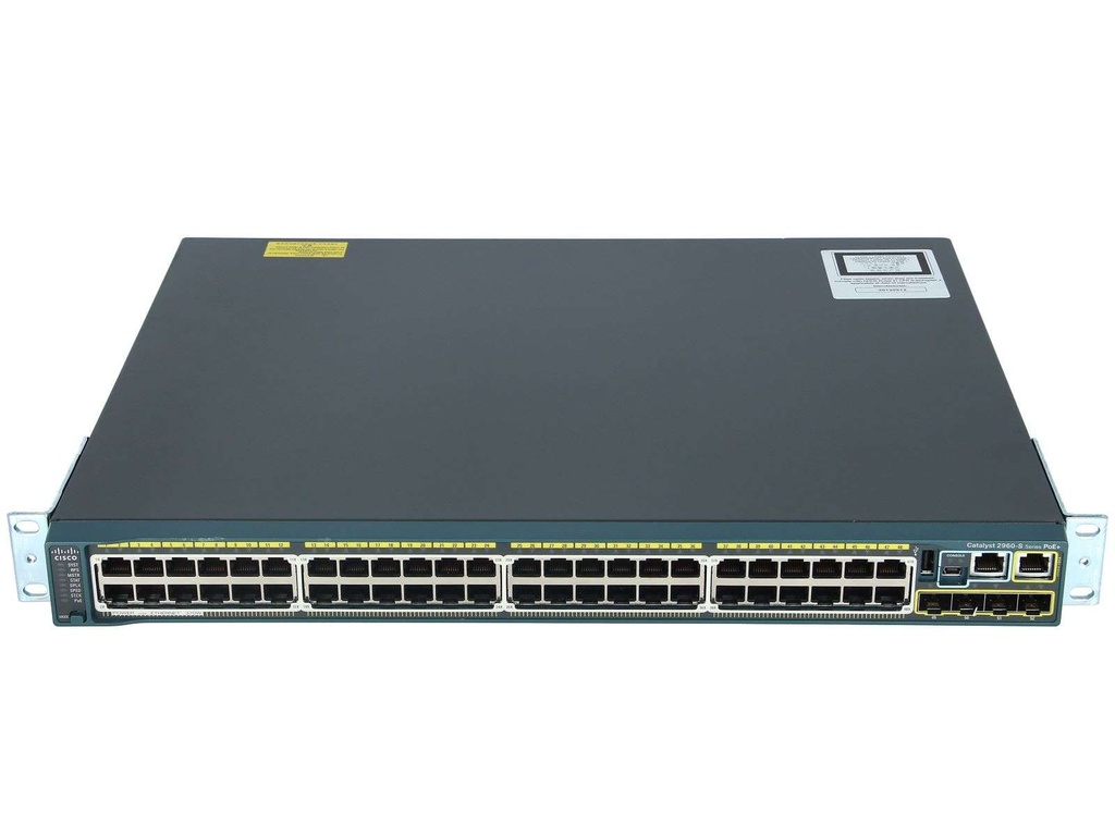 Switch CISCO catalyst 2960 S SERIES 48 PORTS POE+
