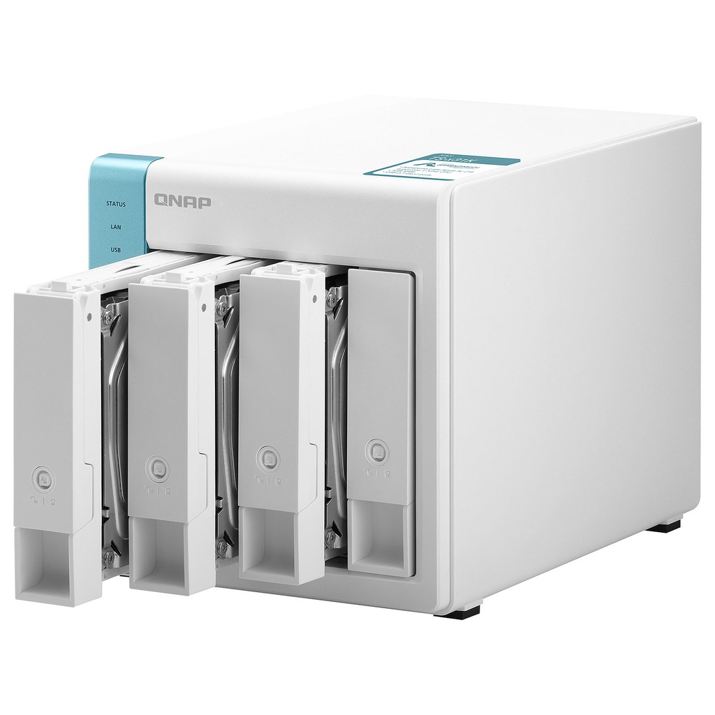 TS-431K QNAP SERVEUR NAS  DESKTOP 04 BAIES 1 GB RAM 0 DISKLES