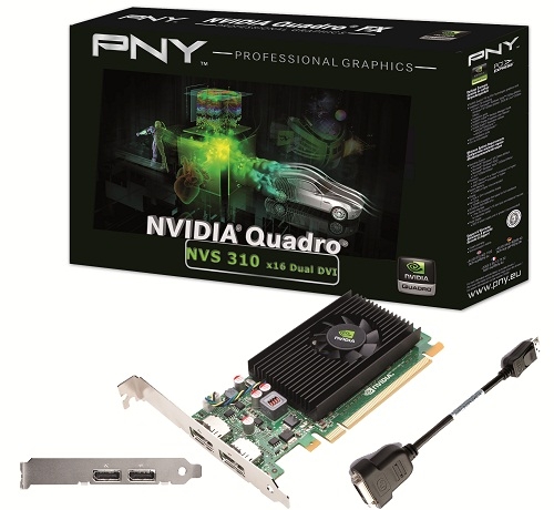 NVIDIA NVS 310 512 Mo GDDR3 (REMIS A NEUF)