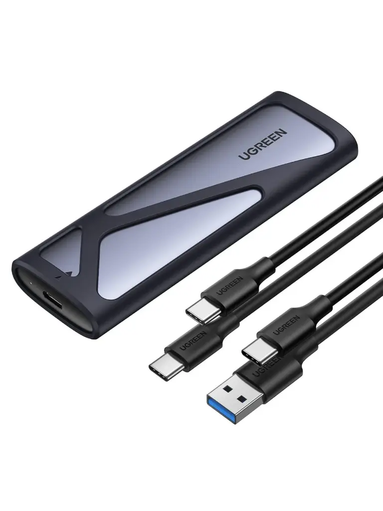 Boitier Ugreen disque dur SSD externe Nvme/M2 SATA 