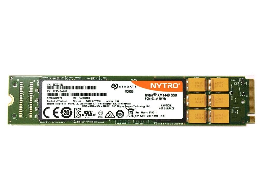 SSD Multi marques 800Go M.2 NVMe RECONDITIONNÉ