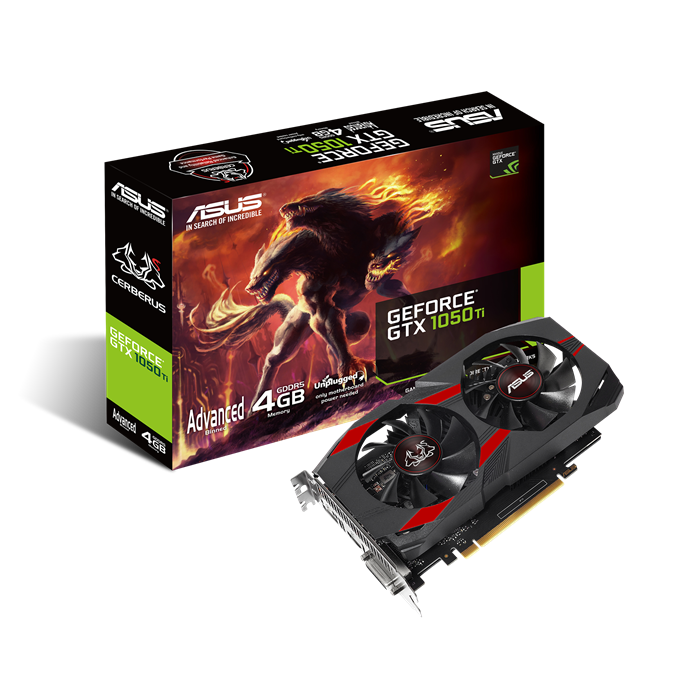 ASUS CERBERUS GTX 1050 Ti 4GO