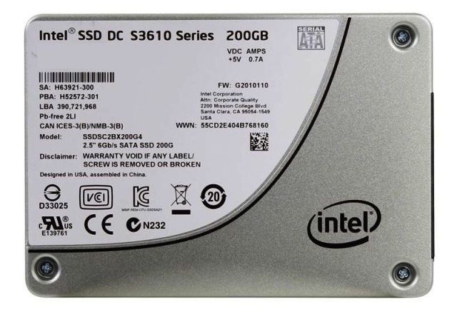 SSD Intel 200Go 2.5 SATA NEUF