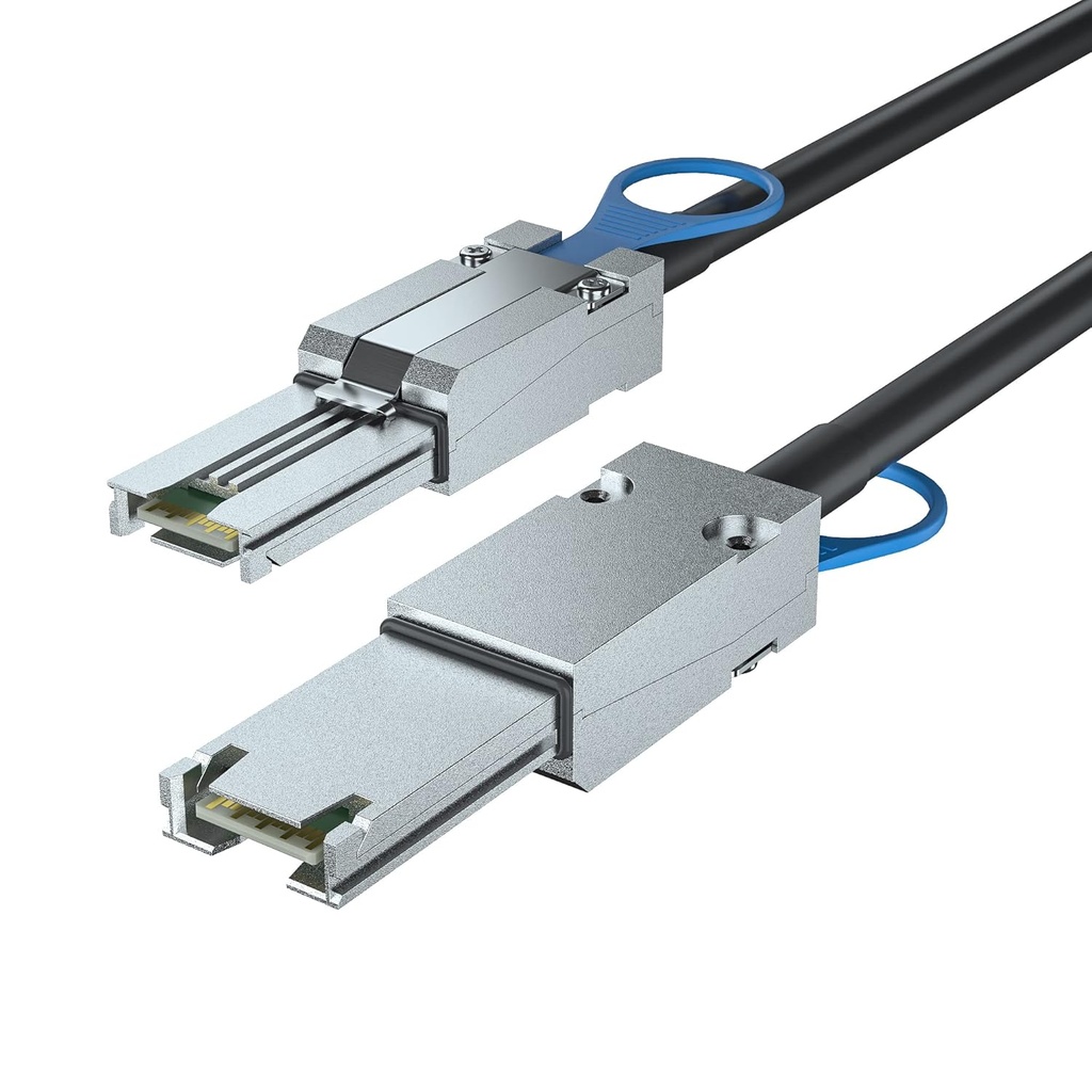 Câble 10Gtek SFF-8088 vers SFF-8088 – Mini SAS Externe 6 Gb/s | 1 m | Pour Serveurs, RAID & DAS