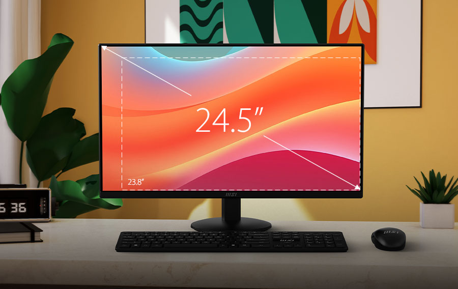 MSI PRO MP252 – Écran 24.5" IPS | 100 Hz | Full HD | HDMI & DisplayPort