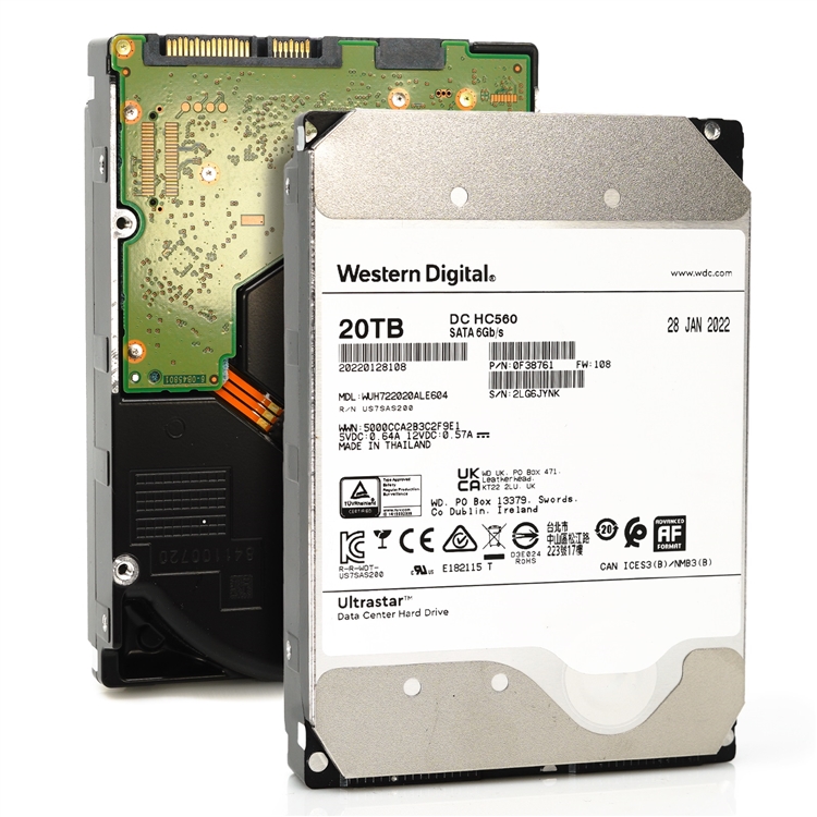 HDD 3.5 20To Sata 7200 Tpm DC HC560 (REMIS A NEUF)