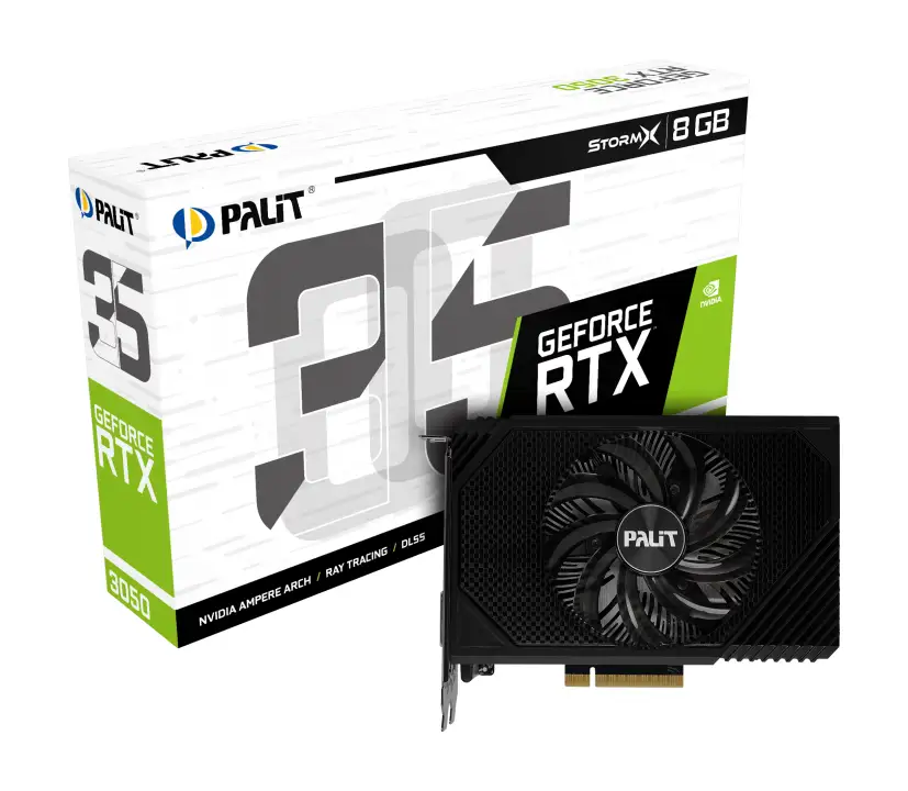 PALIT RTX 3050 STROM X 8 Go GDDR6 DVI HDMI DP NE63050018P1-1070F (copie)