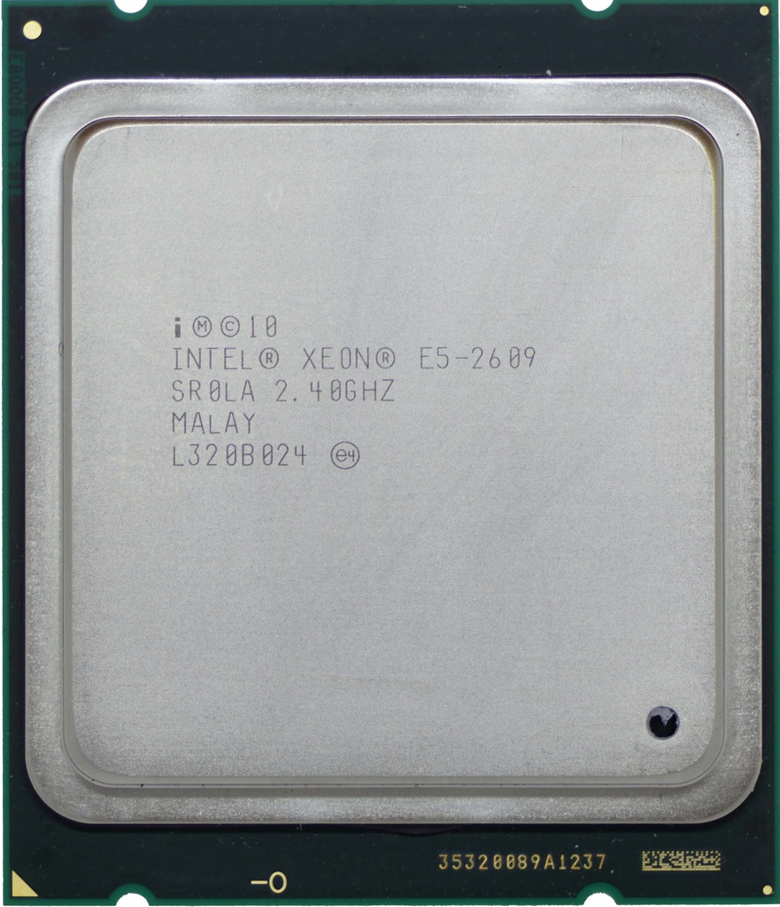 Intel Xeon E5-2609 V1 (2.40 GHz; 4Coeur; 4Thread; 10 Mo)