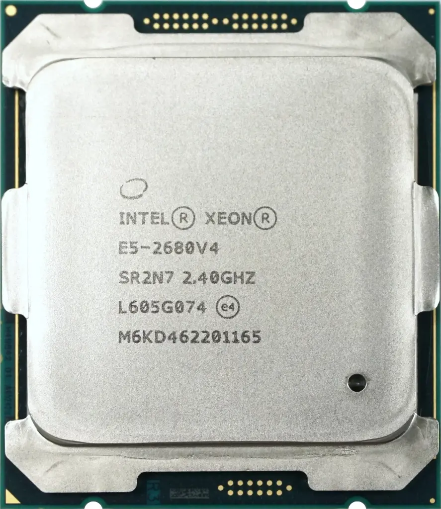 Intel Xeon E5-2680 V4 (2.40 up to 3.30 GHz; 14Coeur; 28Thread; 35 Mo)