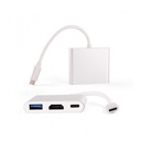 Adaptateur Type C to USB 3.0 ET HDMI (support 4K)